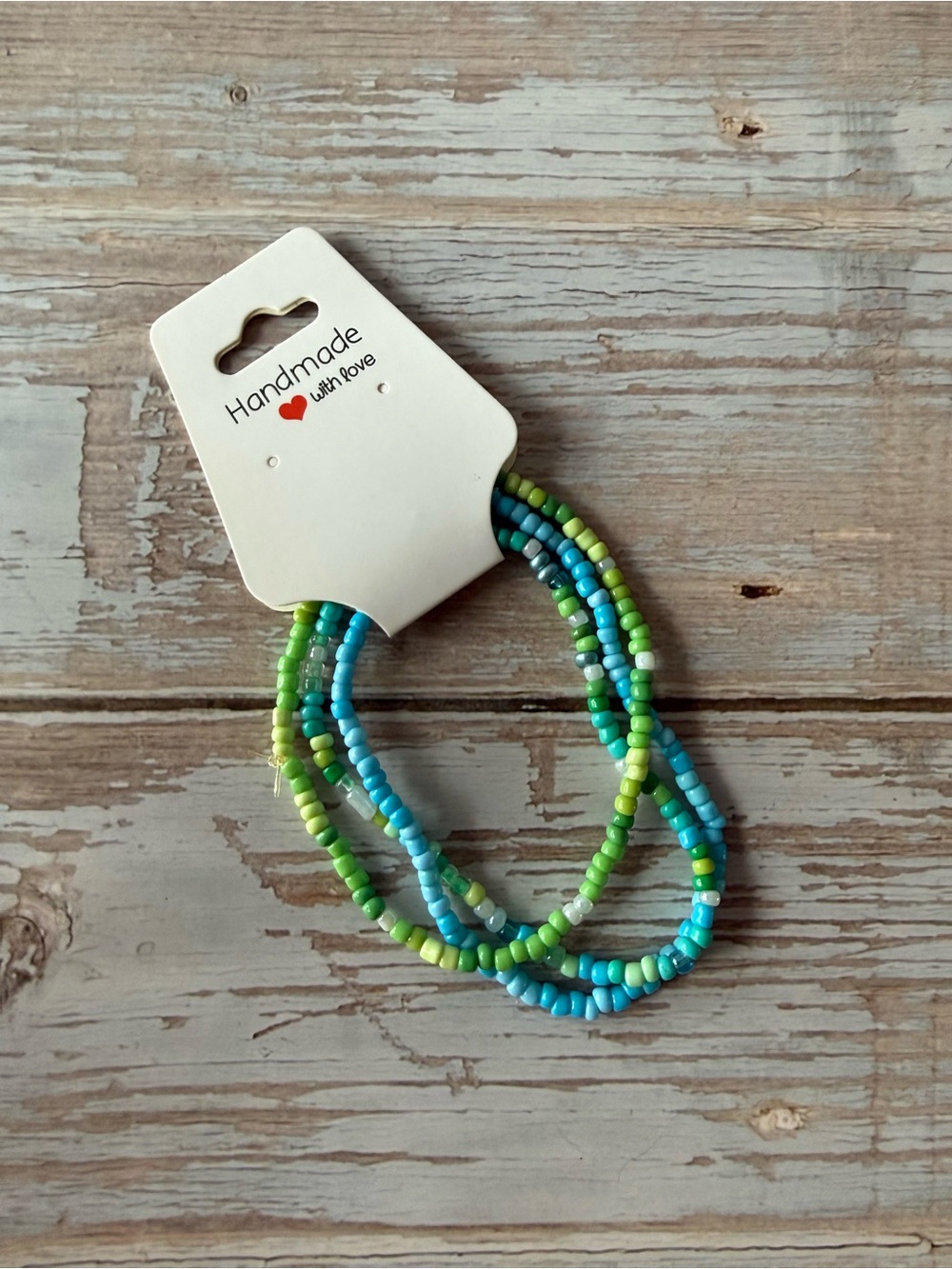 Bohemian Beads, Multi-Color Bracelet Set, green bracelet, blue bracelet